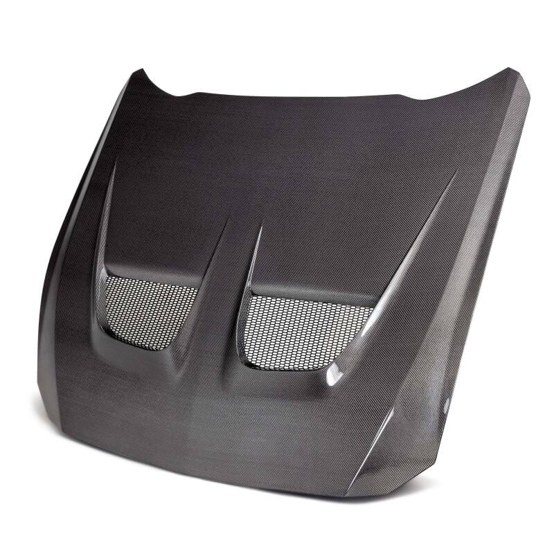 Anderson Composites — Anderson Composites 2024 Ford Mustang Type-GTD Double Sided Carbon Fiber Hood