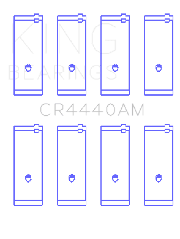 King Engine Bearings — King Engine Bearings Ford 73HM 83HM 85HM Cosworth Yb (Size +0.75mm) Connecting Rod Bearing Set
Engine Bearing