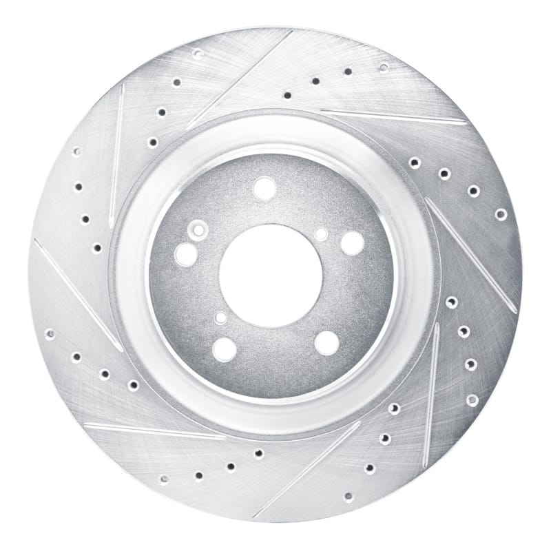 R1 Concepts — R1 2022-2026 Acura MDX Front Left Drilled & Slotted Silver Brake Rotor
R1 Brake Rotor Drill