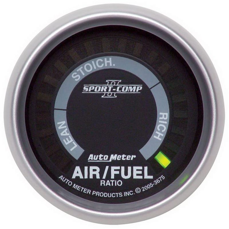 AutoMeter — Autometer Sport-Comp II 52mm Lean-Rich Digital Air/Fuel Ratio Narrowband Gauge
2-1/16" AIR/FUEL RAT