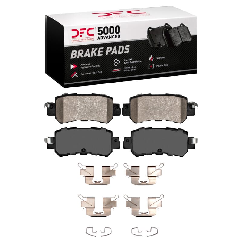 DFC — DFC 13-18 Mazda CX-3 Rear 5000 Advanced Ceramic Brake Pads and Hardware Kit
DFC Brake Pad Set