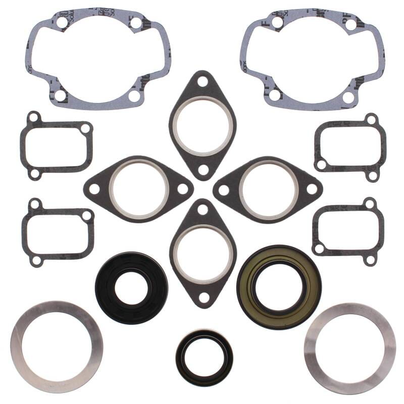 Vertex Pistons — Vertex Gaskets 1981 Kawasaki Drifter Fan FC/2 Complete Gasket Kit w/ Oil Seals