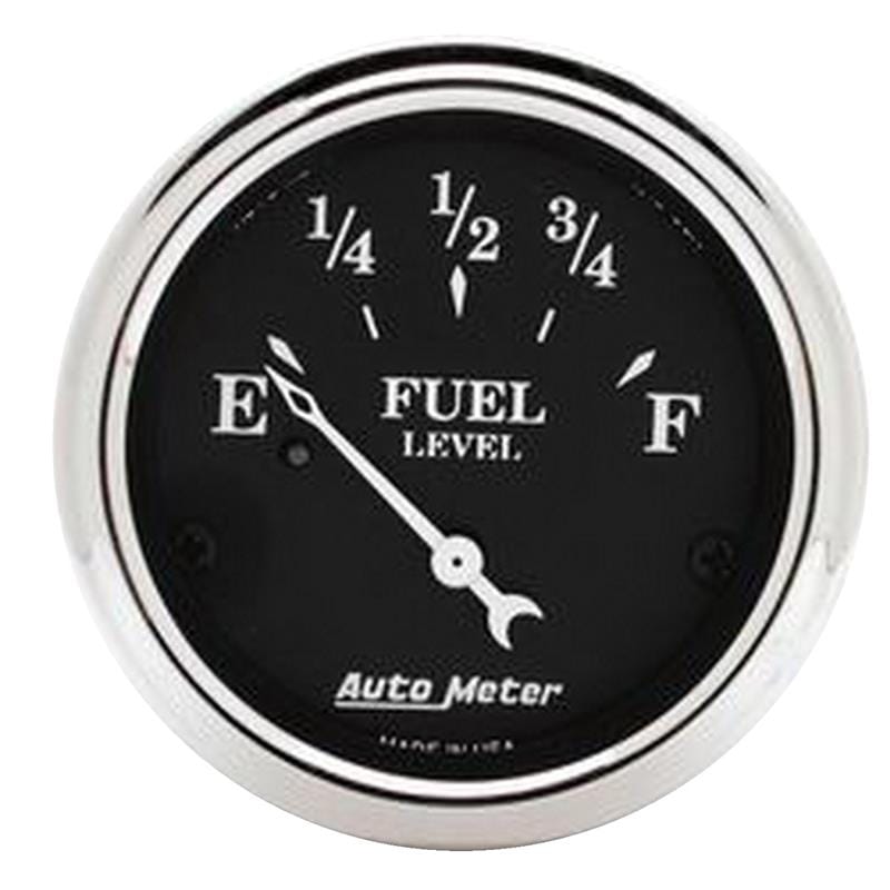 AutoMeter — Autometer 2 1/16in Old Tyme 73-10 Ohm Electronic Fuel Level Gauge - Black
2" FUEL LEVEL, 73 E/