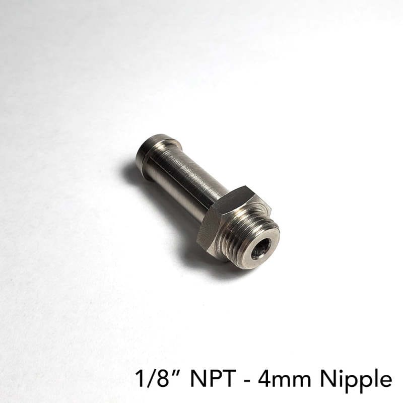 Ticon — Ticon Industries 4mm Nipple Type 32mm OAL 1/8in NPT Fitting