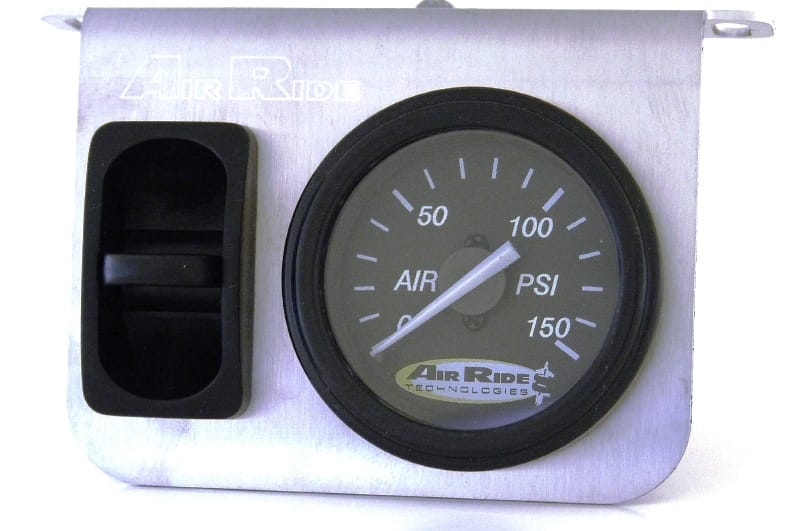 Ridetech — Ridetech Single Analog Control Panel w/ Electrical Pneumatic Switch
Control Panel Air/El