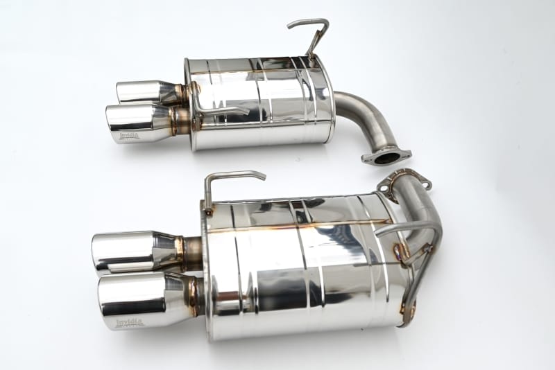 Invidia — Invidia 22+ Subaru WRX Q300 3.5in. Rolled Dual Wall S.S Tip Axle-back Exhaust