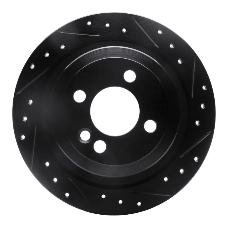 R1 Concepts — R1 09-14 Mini Cooper (Excl Clubman) Rear Right Drilled & Slotted Black Brake Rotor
R1 Brake Rotor Drill