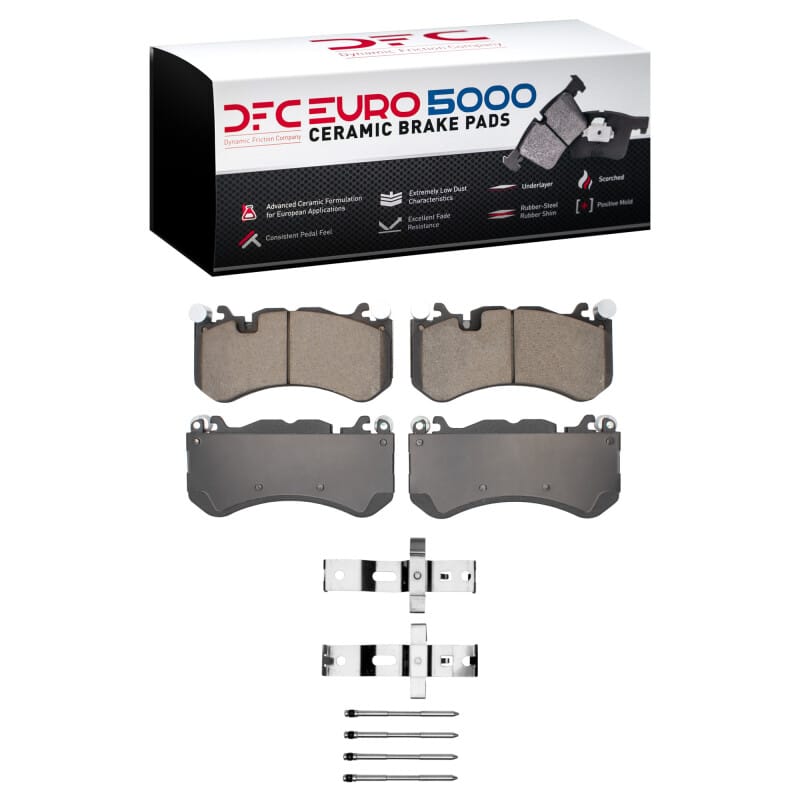 DFC — DFC 07-25 Audi RS7 Front Euro 5000 Ceramic Brake Pads and Hardware Kit
DFC EURO Pads + HW