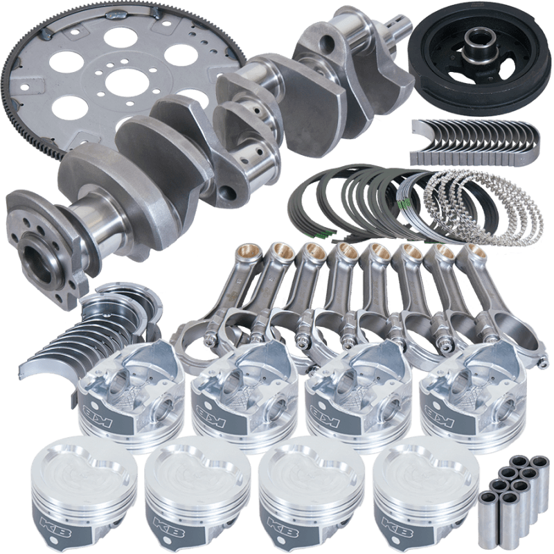 Eagle — Eagle Chevy 400 3.750in Crank 5.700in I-Beam Rods -30cc 4.185in Pistons Balanced Assembly
Bal Str & Strip Assy