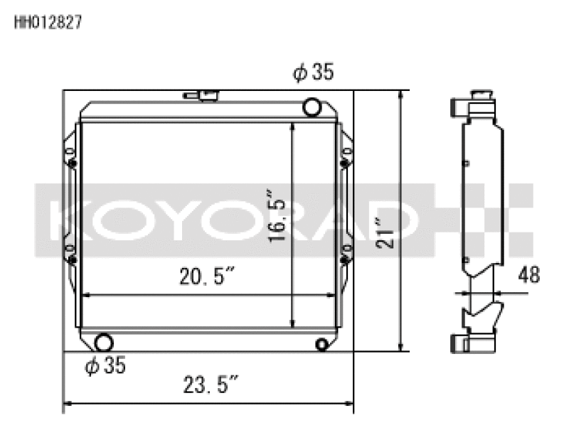 Koyo — Koyo Toyota 84-95 Pickup 2WD/4WD/ 4Runner 2.4L I4 (22R/RE) MT Radiator *Will Not Fit 22RET*
Racing Radiator