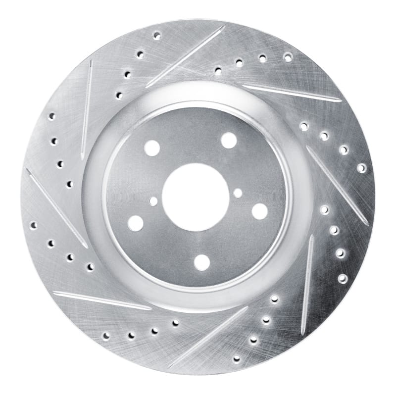 R1 Concepts — R1 2020-2025 Subaru WRX Front Left Drilled & Slotted Silver Brake Rotor
R1 Brake Rotor Drill