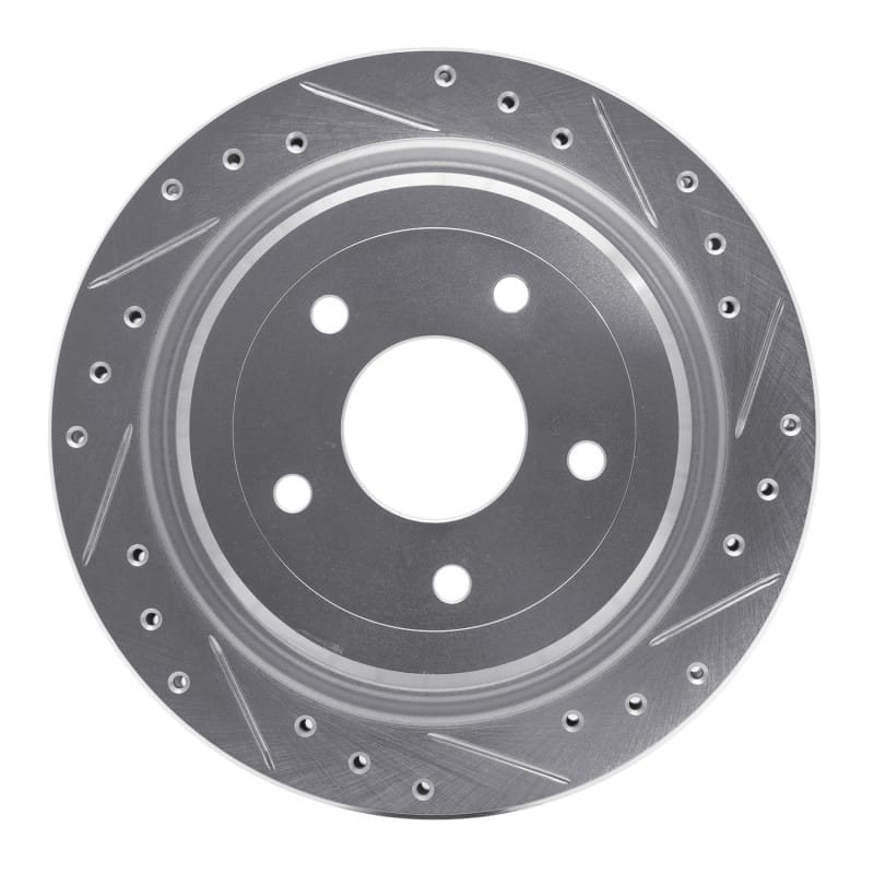 R1 Concepts — R1 97-13 Cadillac XLR Rear Right Drilled & Slotted Silver Brake Rotor
R1 Brake Rotor Drill