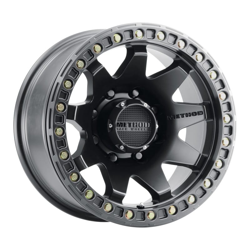 Method Wheels — Method MR108 17x9 -44mm Offset 8x6.5 130.81mm CB Matte Black w/BH-H24125-38 Wheel