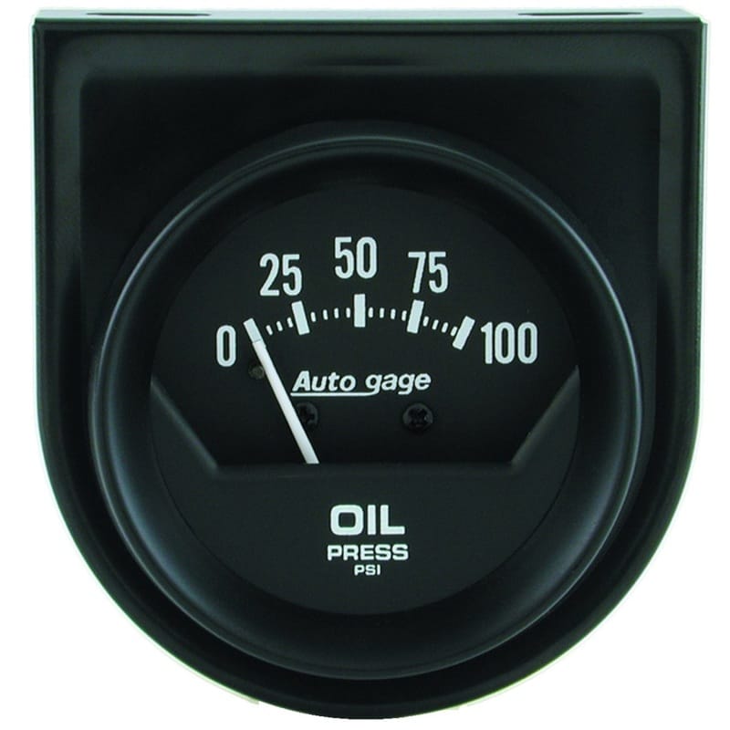 AutoMeter — Autometer Auto Gauge 2in 100 psi Mechanical Short Sweep Black Oil Pressure Gauge
2" OILP 100PSI M AG