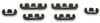 Moroso — Moroso Spark Plug Wire Separator Kit - 7-9mm - Black