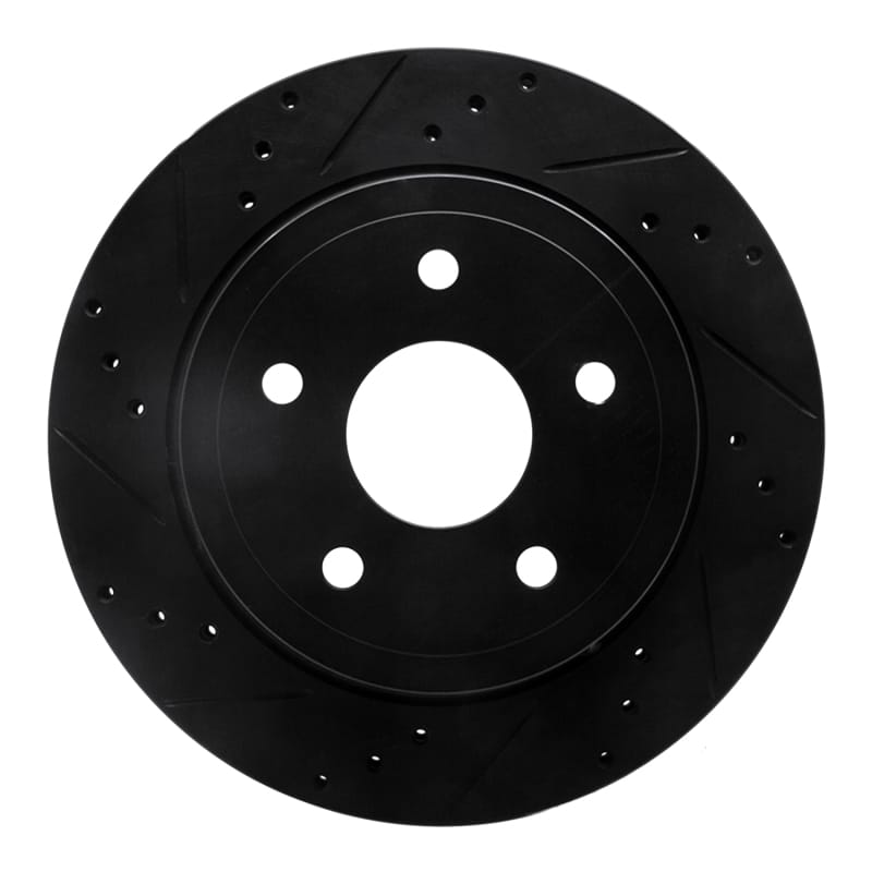 R1 Concepts — R1 04-06 Dodge Ram 1500 Pickup Rear Left Drilled & Slotted Black Brake Rotor
R1 Brake Rotor Drill