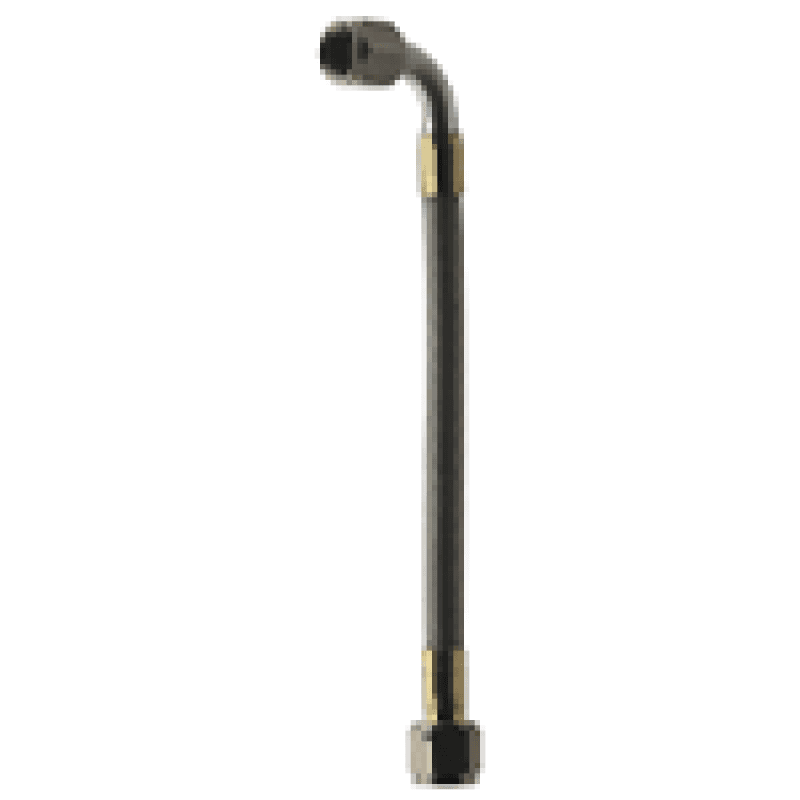 Fragola — Fragola -8AN Hose Assembly Straight x 90 Degree Alum Nut 48in