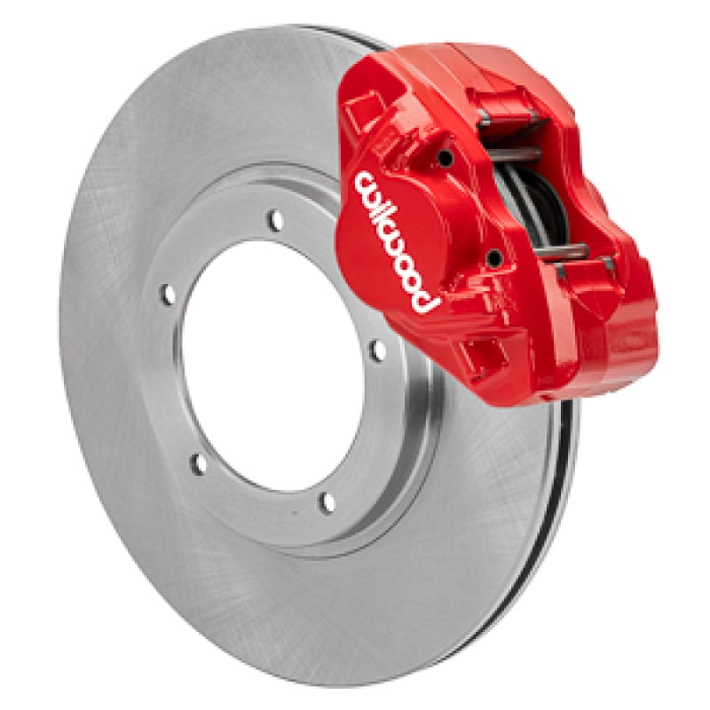Wilwood — Wilwood 69-74 Porsche 911 D31 11.10in. Front Brake Kit w/ Flex Lines - Red