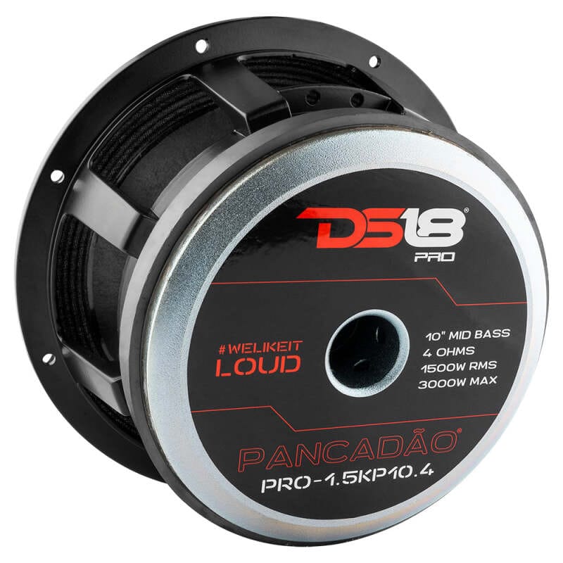 DS18 — DS18 10in 1000 Watts RMS 4 ohm Mid-Bass Loudspeaker
