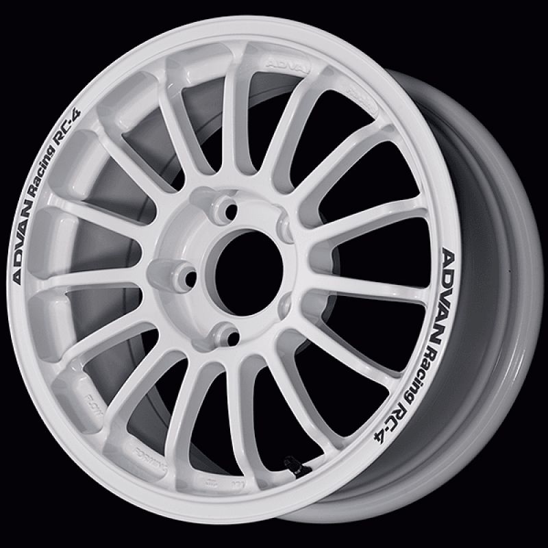 Advan — Advan RC-4 15x6.5 / +38 Offset / 4x100 / 63mm Bore / Rally White