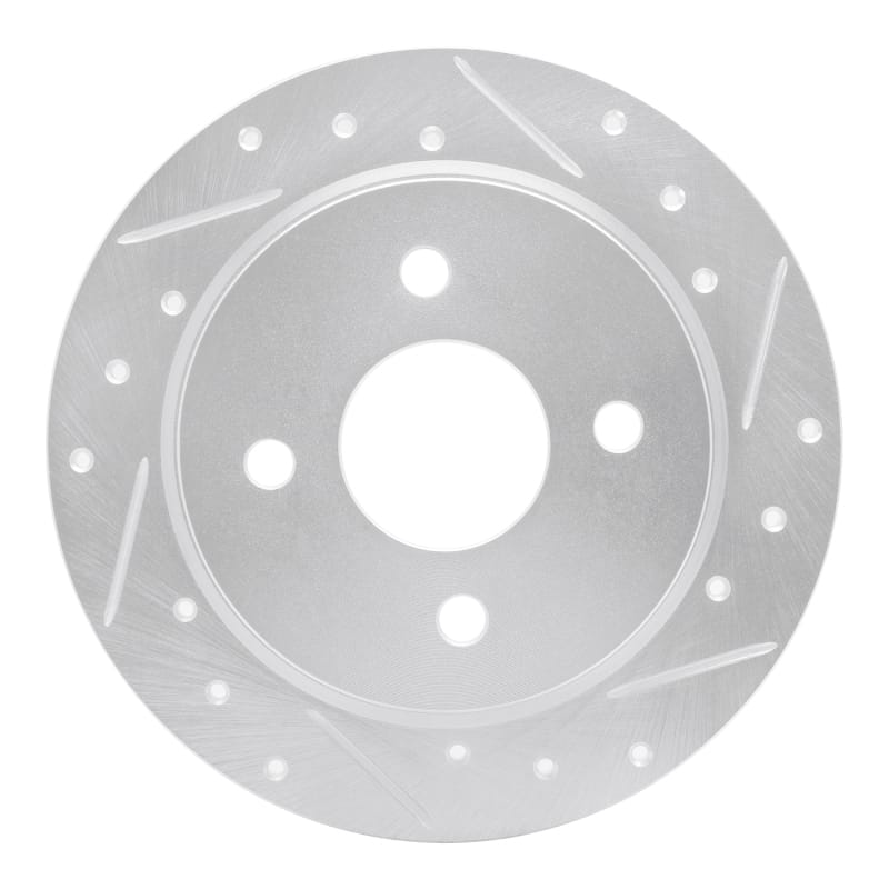 R1 Concepts — R1 01-19 Ford Fiesta (USA/Canada) Rear Right Drilled & Slotted Silver Brake Rotor
R1 Brake Rotor Drill