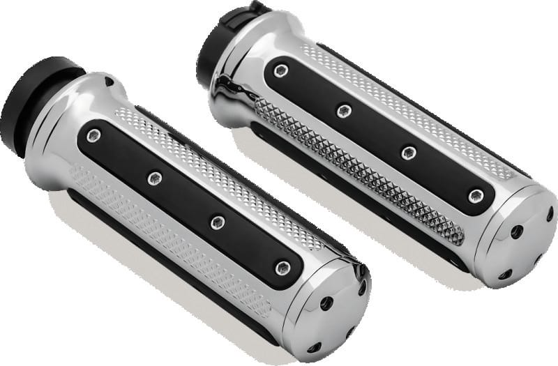 Kuryakyn — Kuryakyn Heavy Industry Grips Dual Cable Chrome