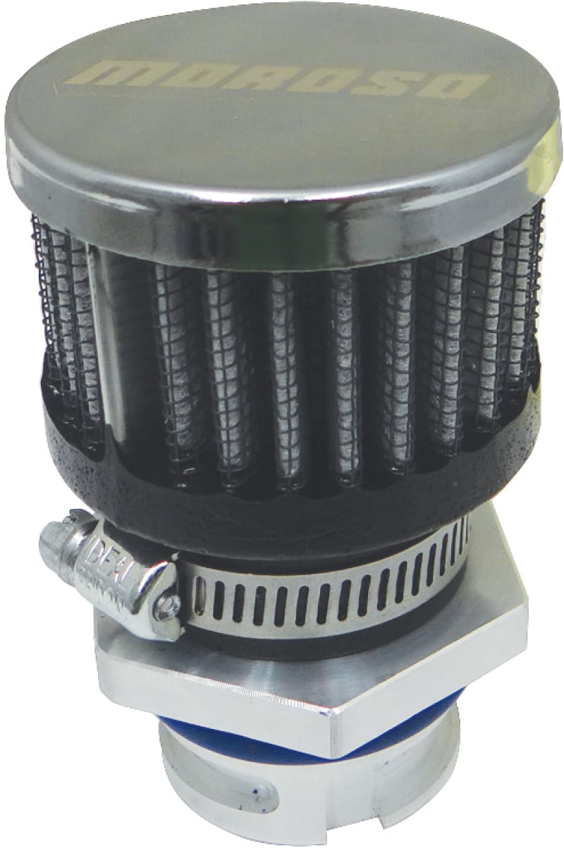 Moroso — Moroso GM LS Valve Cover Breather Kit - OEM - Double Tab Oil Fill Hole