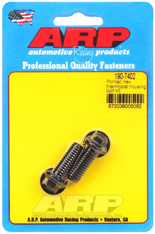 ARP — ARP Pontiac Hex Thermostat Housing Bolt Kit