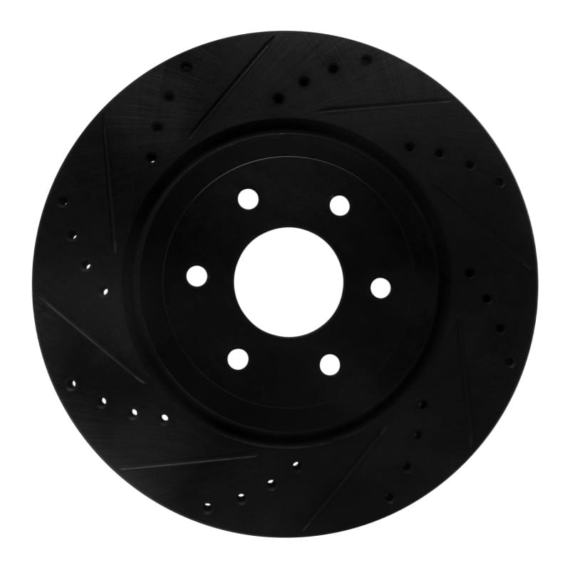 R1 Concepts — R1 08-11 Nissan Pathfinder Front Left Drilled & Slotted Black Brake Rotor
R1 Brake Rotor Drill