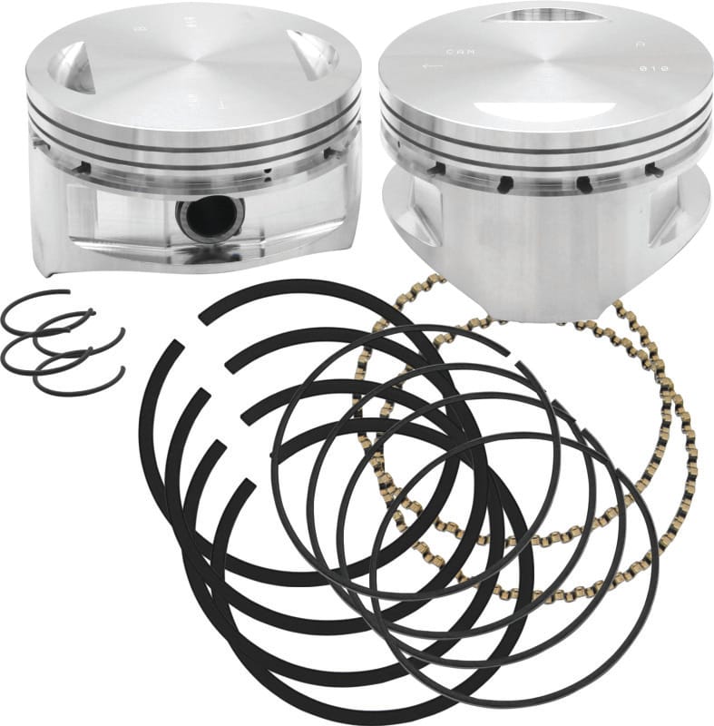 S&S Cycle — Piston Set 4'', +.010, 113" Evo