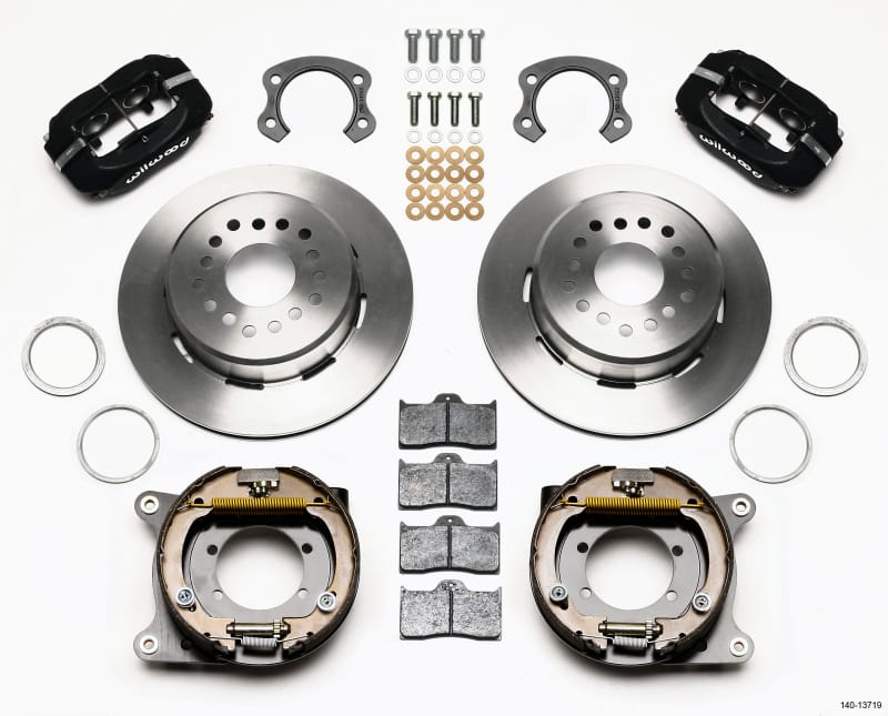 Wilwood — Wilwood Forged Dynalite P/S Park Brake Kit Ford 8.8 Special w/2.50in Offset-5 Lug
BRAKE KIT