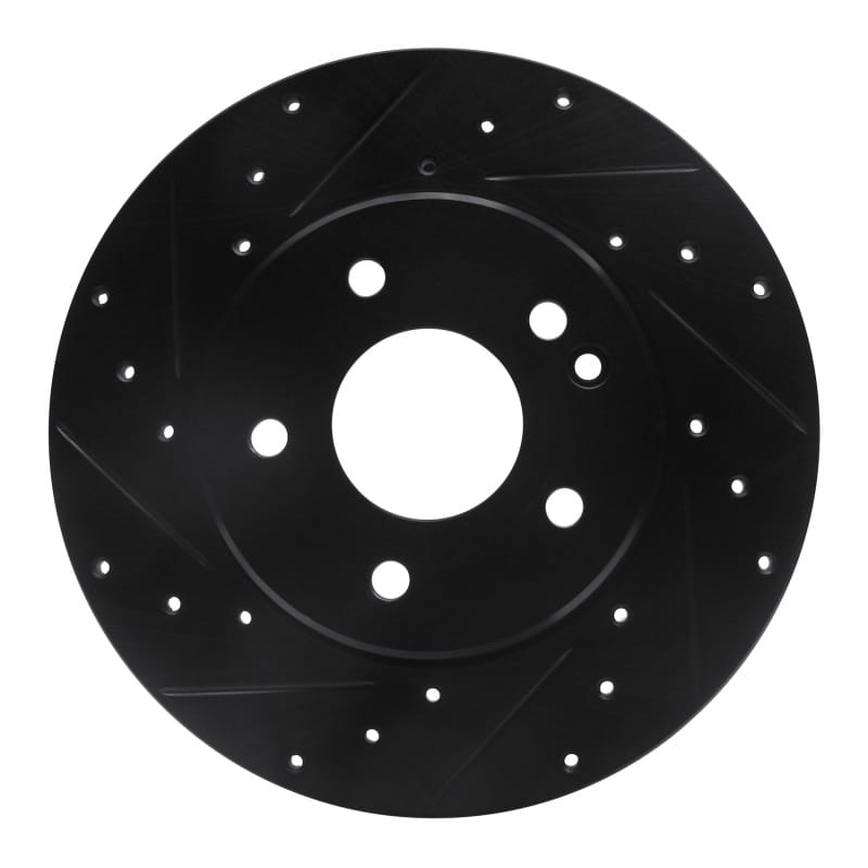 R1 Concepts — R1 97-98 Mercedes-Benz C230 Front Left Drilled & Slotted Black Brake Rotor
R1 Brake Rotor Drill