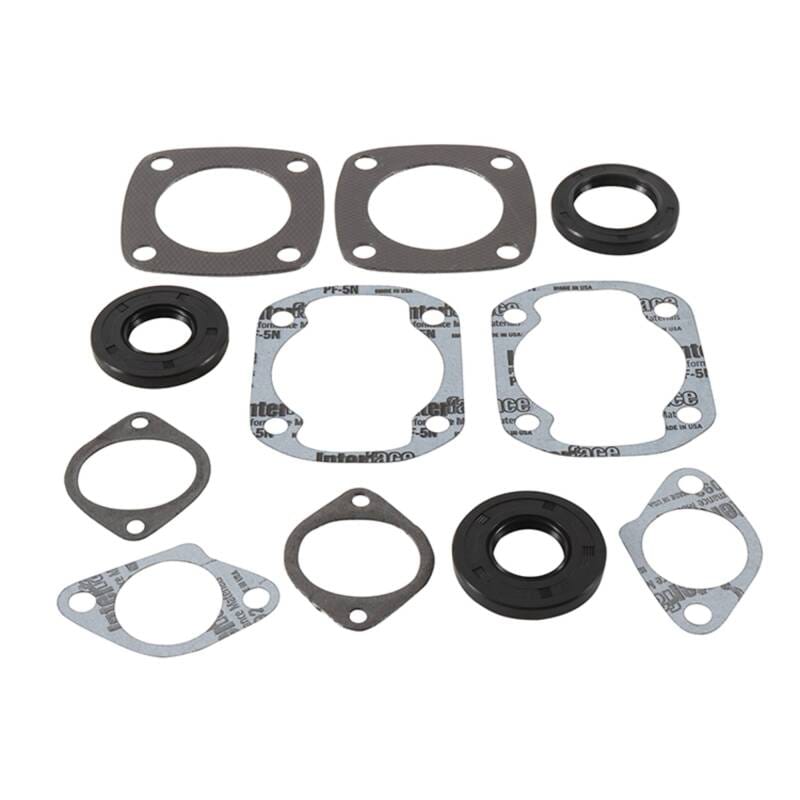 Vertex Pistons — Vertex Gaskets 73-79 Ski-Doo Elan 250/Deluxe/250 SS Complete Gasket Kit w/ Oil Seals