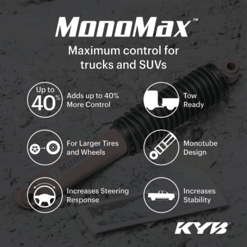 KYB — KYB 19-25 RAM 1500 New Body Style (DT) (w/o Air Susp.) (Exc. Rebel & TRX) MonoMax Gas Shock - Rear