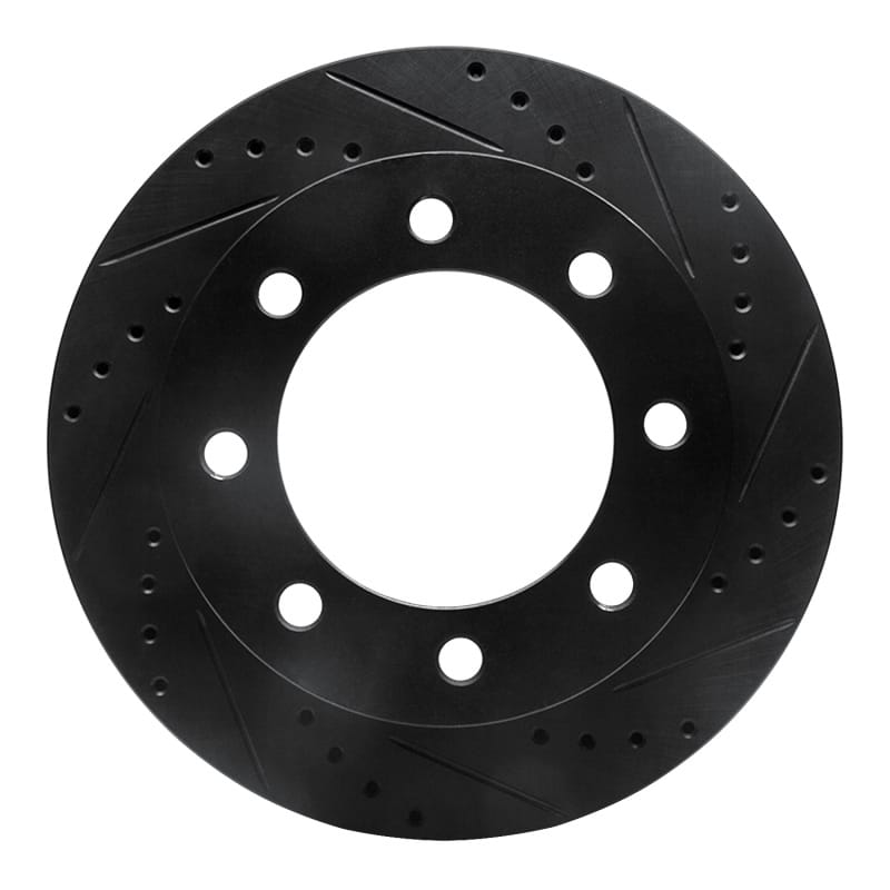 R1 Concepts — R1 99-99 Ford F-250 4WD (Super Duty) Front Right Drilled & Slotted Black Brake Rotor
R1 Brake Rotor Drill