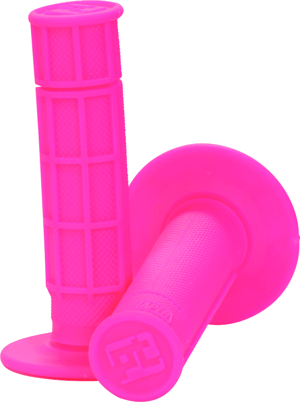 ProTaper — Handlebar Grip - Half Waffle Neon Pink