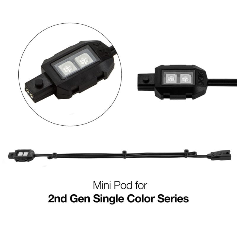 XKGLOW — XK Glow Single Color Ultra Bright Compact Pod WHITE - 2nd Gen