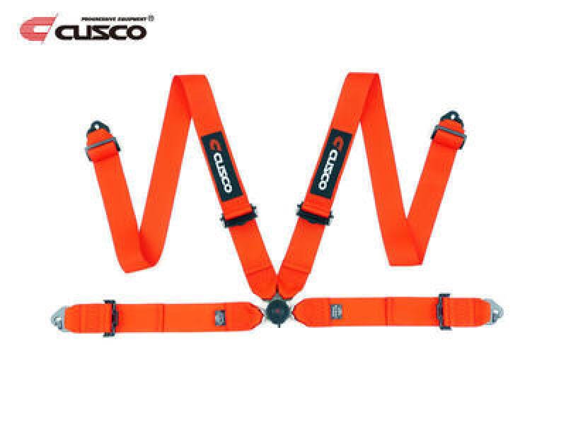 Cusco — Cusco Universal 4 Point 3in Width Racing Harness - Red
