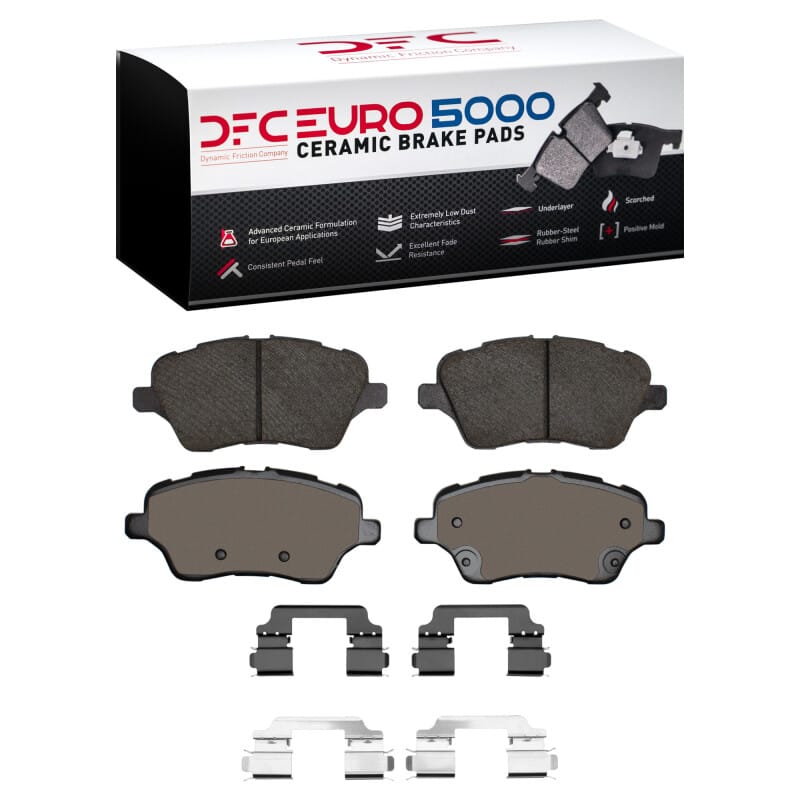 DFC — DFC 14-23 Ford Transit Courier (Mexico) Front Euro 5000 Ceramic Brake Pads and Hardware Kit
DFC EURO Pads + HW