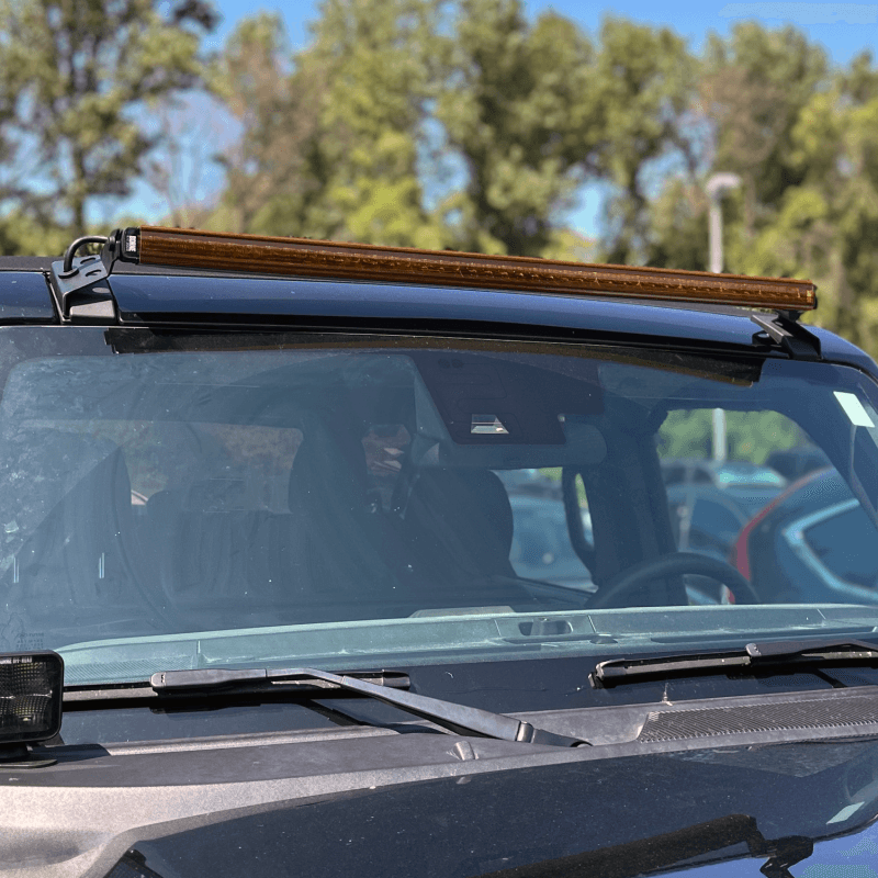 Borne Off-Road — Borne Off-Road Light Bar Cover Single Row 10in Amber
