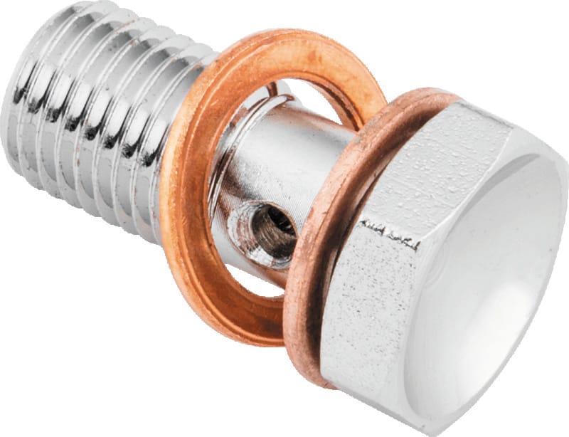 TwinPower — Twin Power Stainless Brake Fitting 3/8 Inch Banjo Bolt