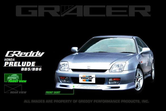GReddy — GReddy 97-01 Honda Prelude Urethane Front Lip Spoiler ** Must ask/call to order**