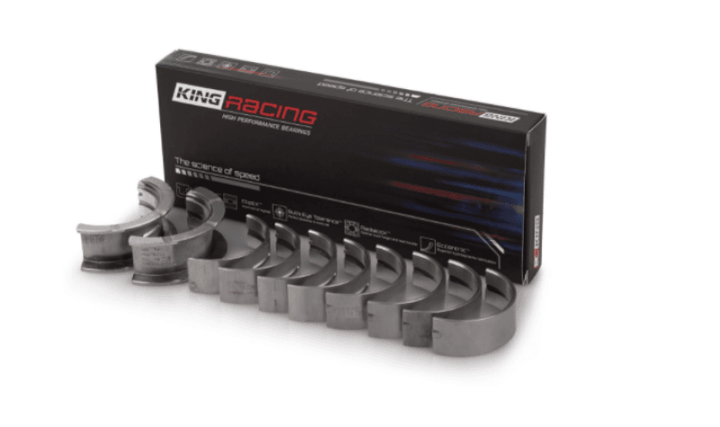 King Engine Bearings — King Engine Bearings General Motors 262/ 267/ 302/ 307/ 327/ 350 (Size 1.0) Main Bearing Set