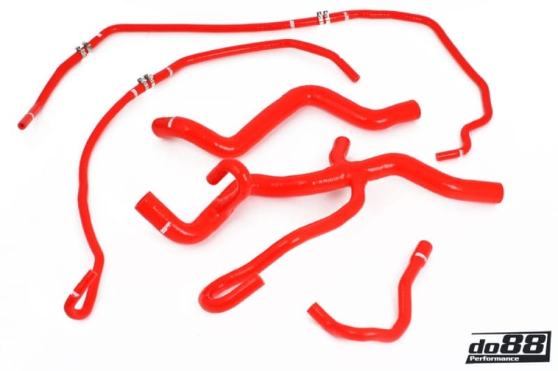 do88 — do88 Volvo C30/C70/S40/V50 Turbo Automatic 04-13 Coolant Hoses Red