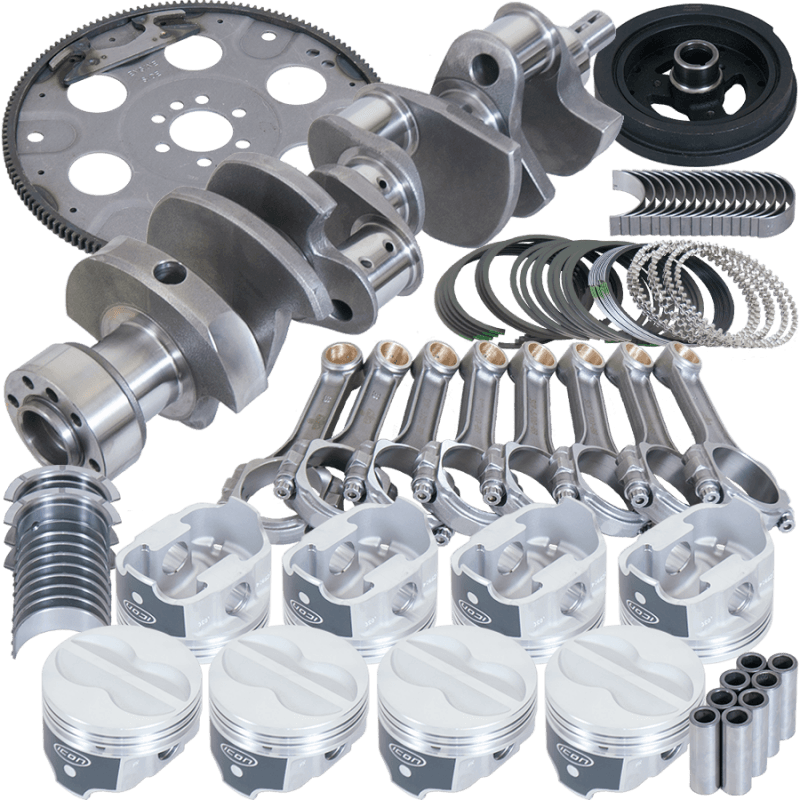 Eagle — Eagle Chevy 350 1Pc 3.750in Crank 5.700in I-Beam Rod 4.060in Pistons 153 Tooth FP Balanced Assembly
Bal Str & Strip Assy
