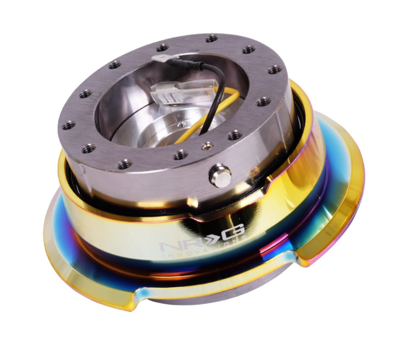 NRG — NRG Quick Release Gen 2.8 - Gun Metal Body / Neochrome Ring