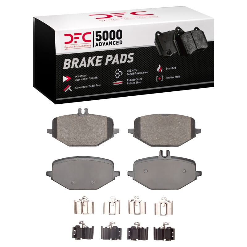 DFC — DFC 19-25 Mercedes-Benz G500 (Mexico) Rear 5000 Advanced Low Metallic Brake Pads and Hardware Kit