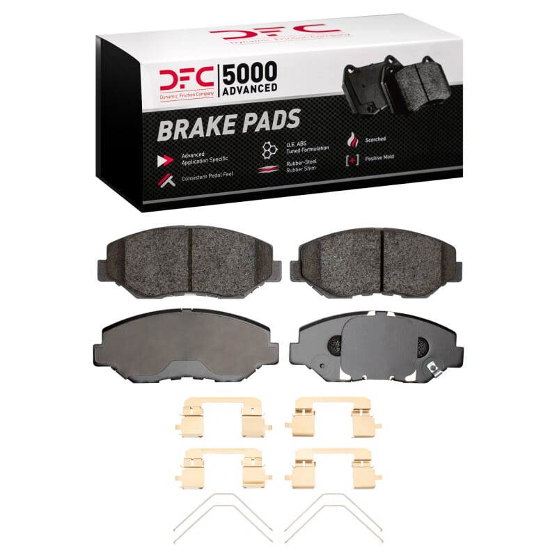 DFC — DFC 05-16 Acura ILX Front 5000 Advanced Ceramic Brake Pads and Hardware Kit
DFC Brake Pad Set