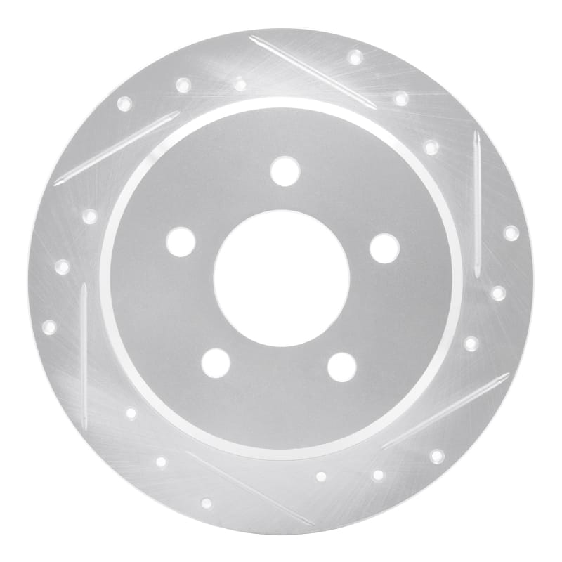 R1 Concepts — R1 95-02 Ford Explorer Sport Rear Right Drilled & Slotted Silver Brake Rotor
R1 Brake Rotor Drill