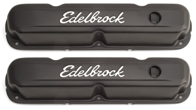 Edelbrock — Edelbrock Valve Cover Signature Series Chrysler 1965-1991 318-340-360 CI V8 Black
CHROME/PRO-FLO